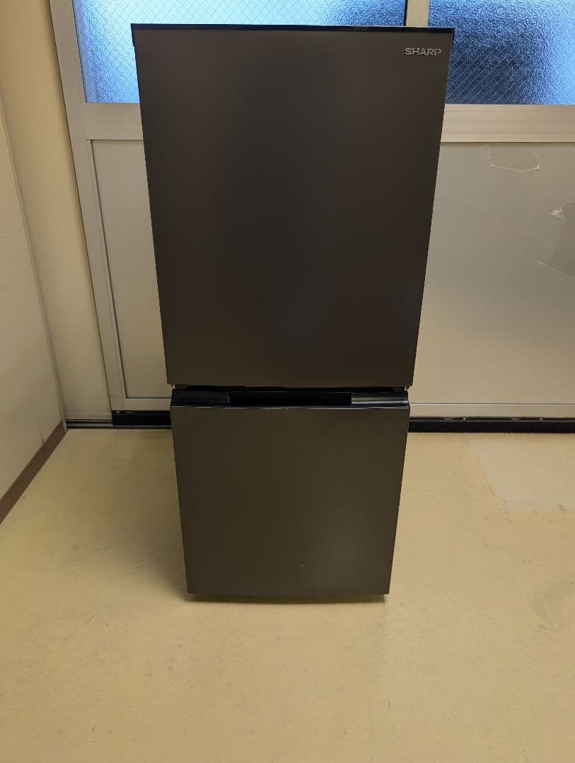 SHARP冷蔵冷凍庫SJ-D15P-Hマットダークグレー※一部地域配送設定無料