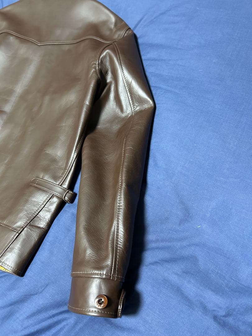 ORGUEIL Cossack Jacket ブラウン（ホースハイド）