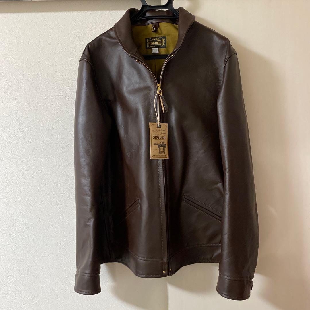 ORGUEIL Cossack Jacket ブラウン（ホースハイド）
