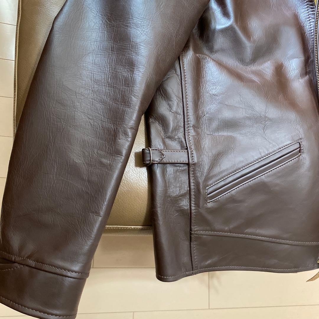 ORGUEIL Cossack Jacket ブラウン（ホースハイド）