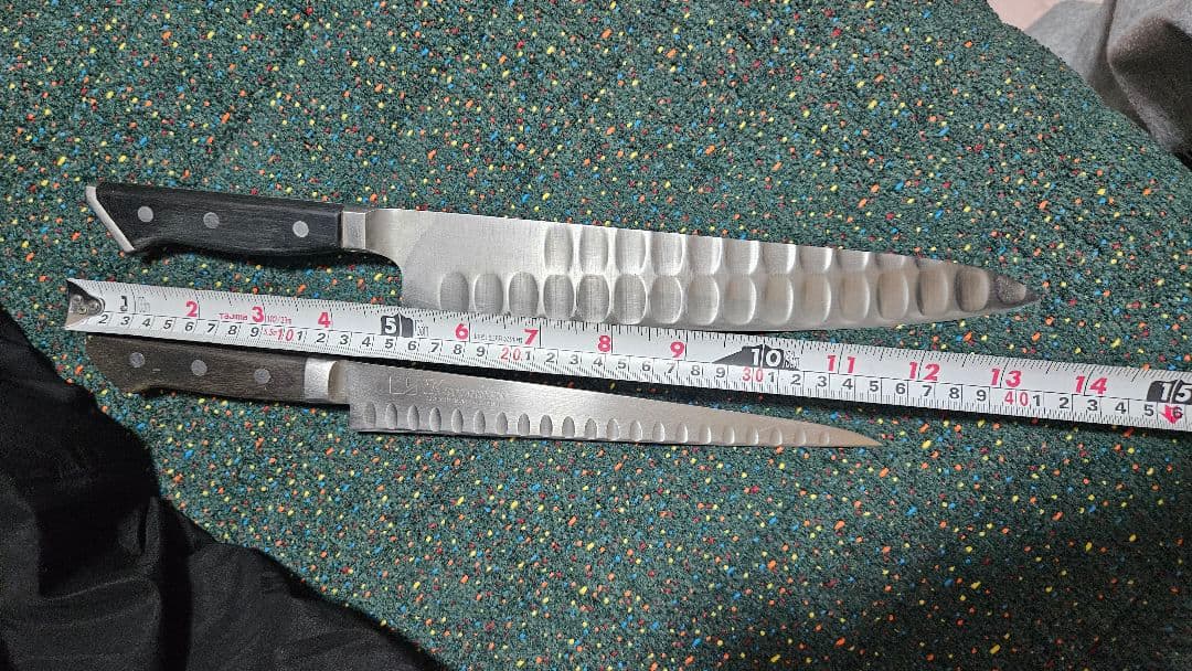 い*あ様 中古Karamit 約23cm波刃包丁、グレステン約27cm波刃包丁セ