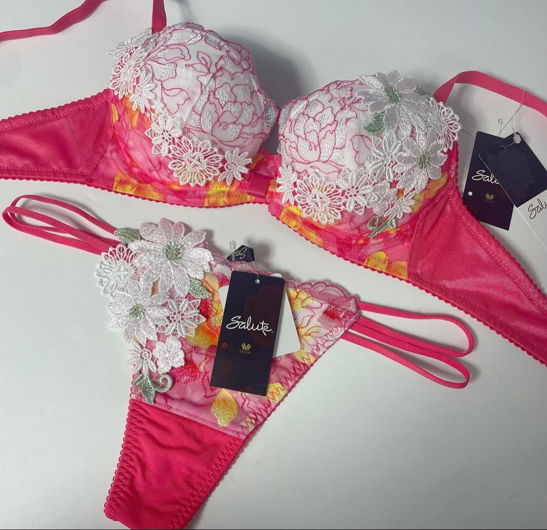 サルート Wacoal Salute 51G リボンブラ ブラソングD70-M