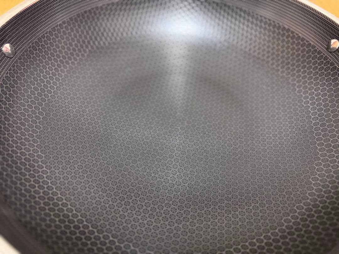 HEXCLAD 36cmハイブリッド中華鍋 蓋付