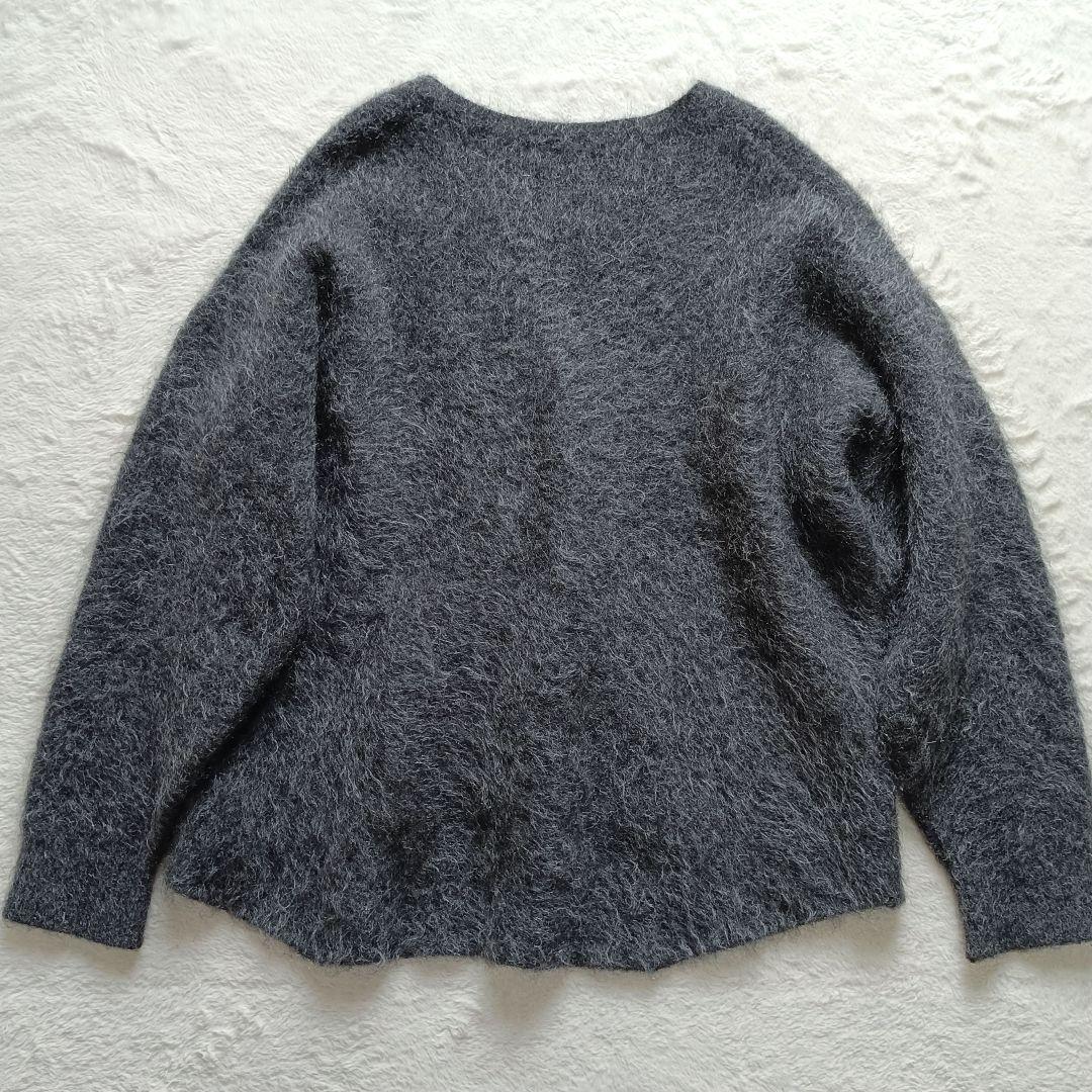 アドーア　ニット　モヘア　シャギーニット　モヘアニット　ロングモヘア　前後差