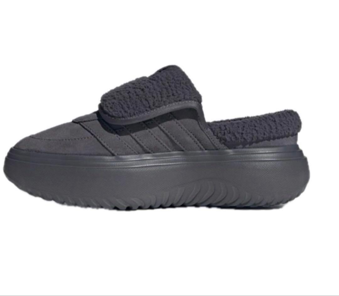 【韓国限定】adidas アディダス24.5㎝ ボア付き サンダル