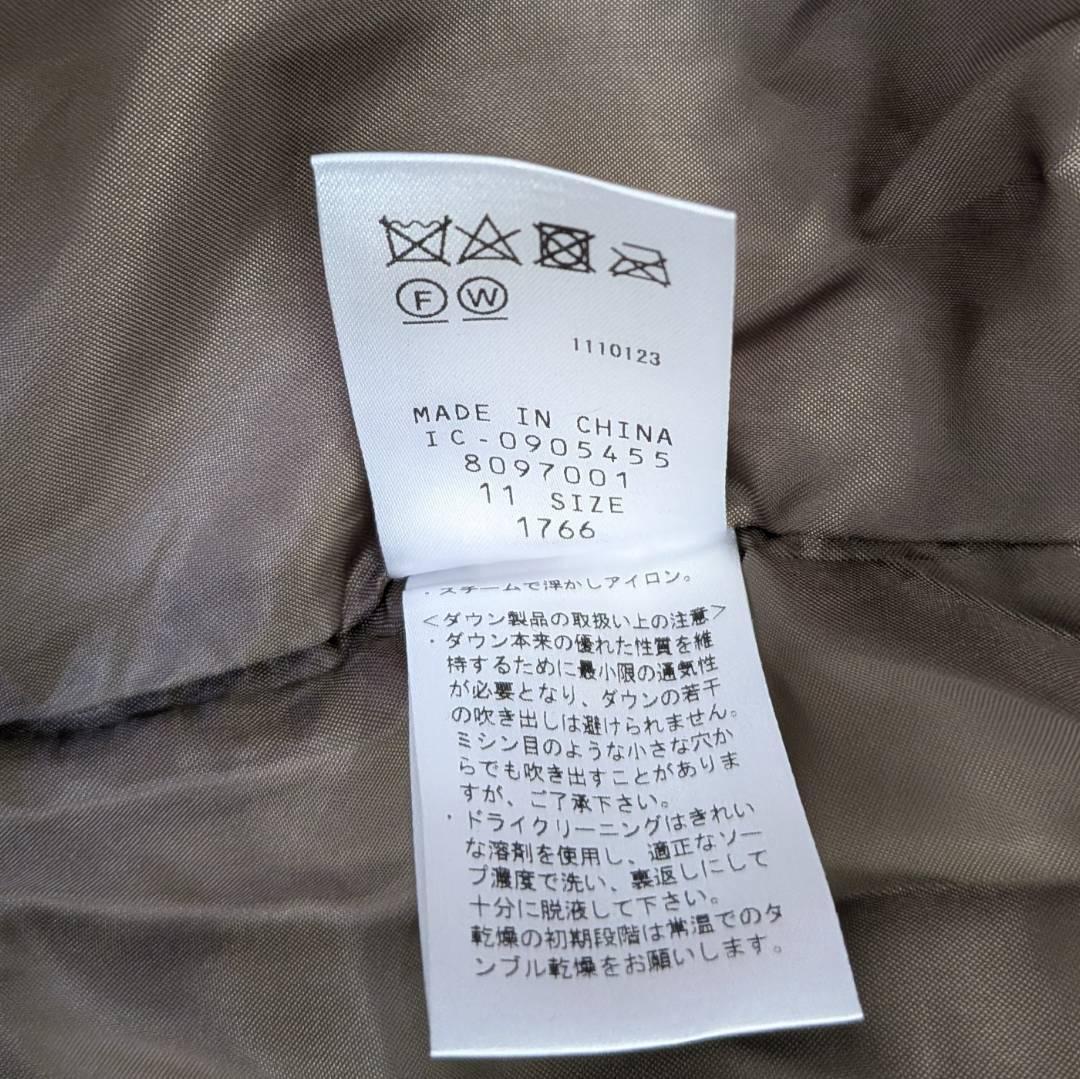 【未使用】Leilian レリアン ダウンジャケット ロング丈 ファー付 １１号