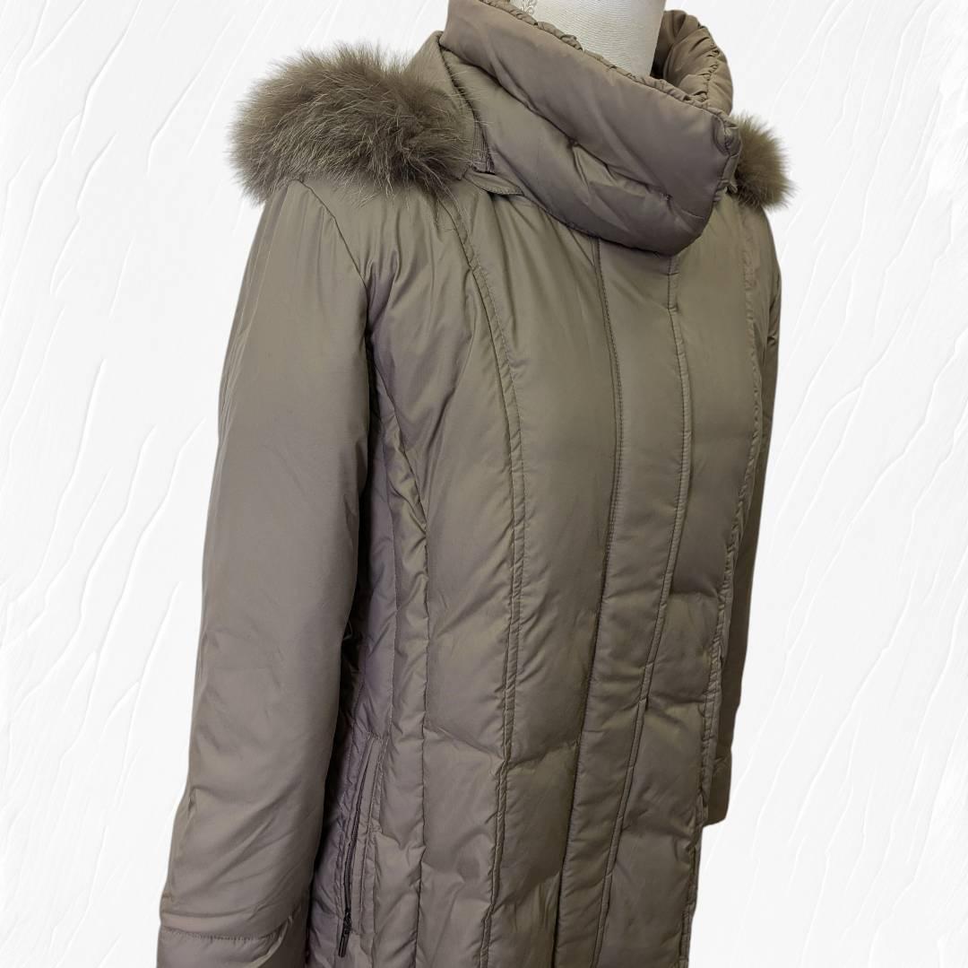 【未使用】Leilian レリアン ダウンジャケット ロング丈 ファー付 １１号