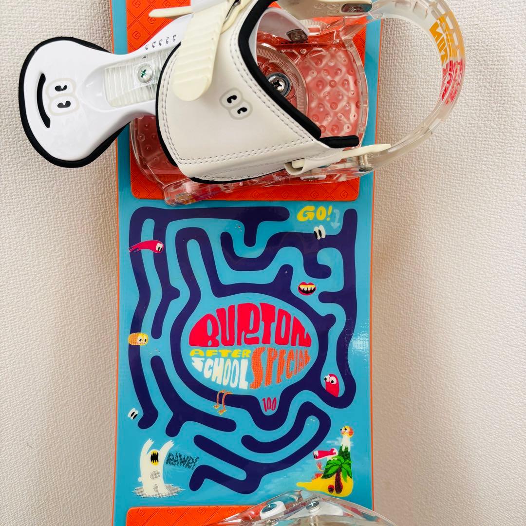 【ジュニア・キッズ】BURTON スノーボード3点セット 100cm K2 ボア