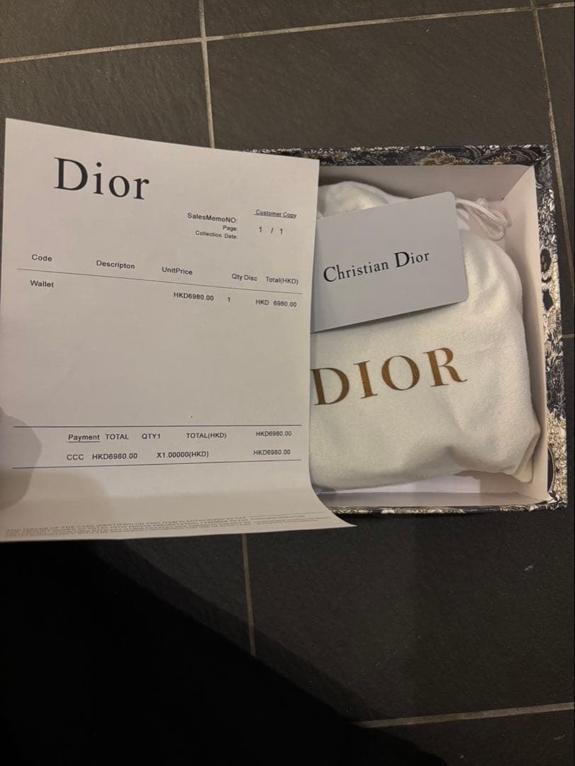 ペ*ー様 Christian Dior ロゴベルト モノグラム ブラック