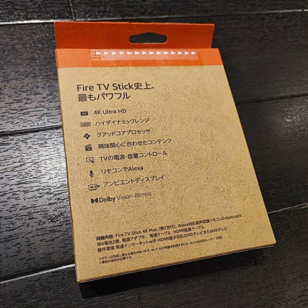 新品未開封 fire tv stick 4K MAX 16GB 第2世代