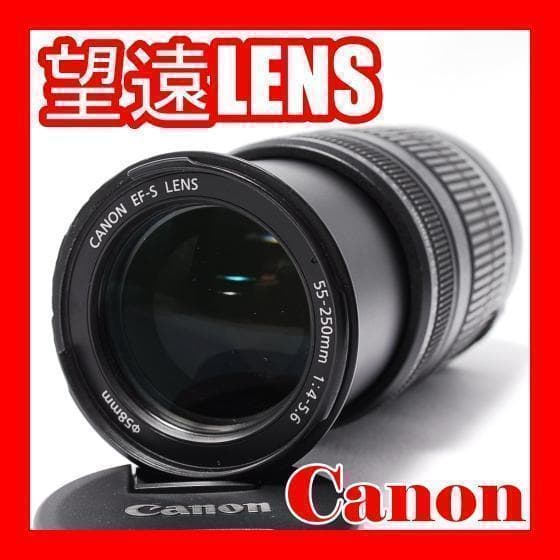 ✨今がお得✨Canon 望遠レンズ EF-S 55-250mm 1:4-5.6