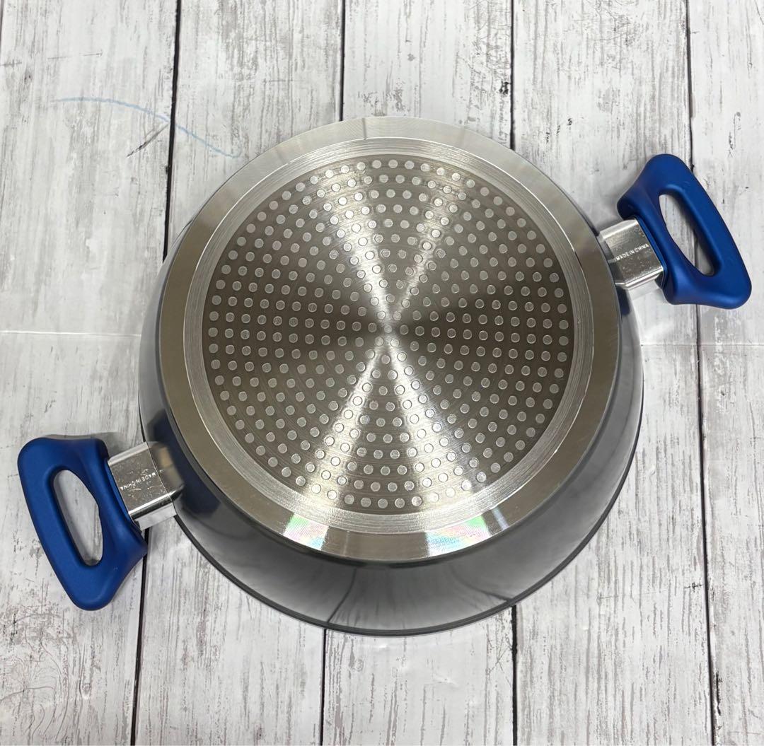 未使用⭐️ Flavor Stone フレーバーストーン　鍋2点セット　青