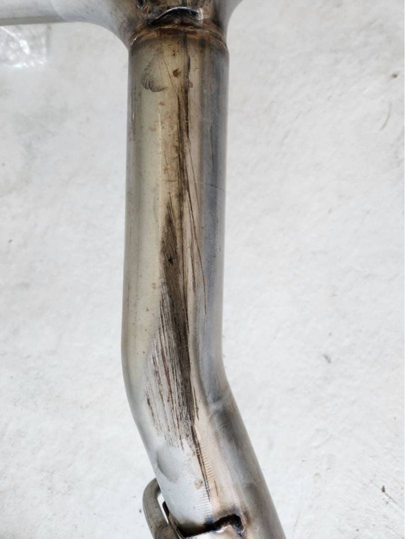 【ジャンク】フジツボ マフラー ZN6 86用 フランジ部分亀裂あり