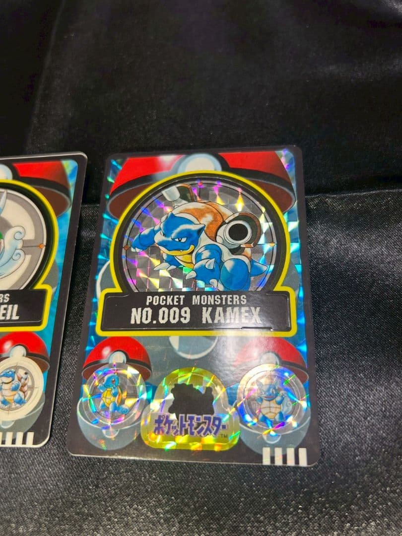 ポケモンシールダス　カメックス　1998 キラ　プリズム　ゼニガメ　カメール