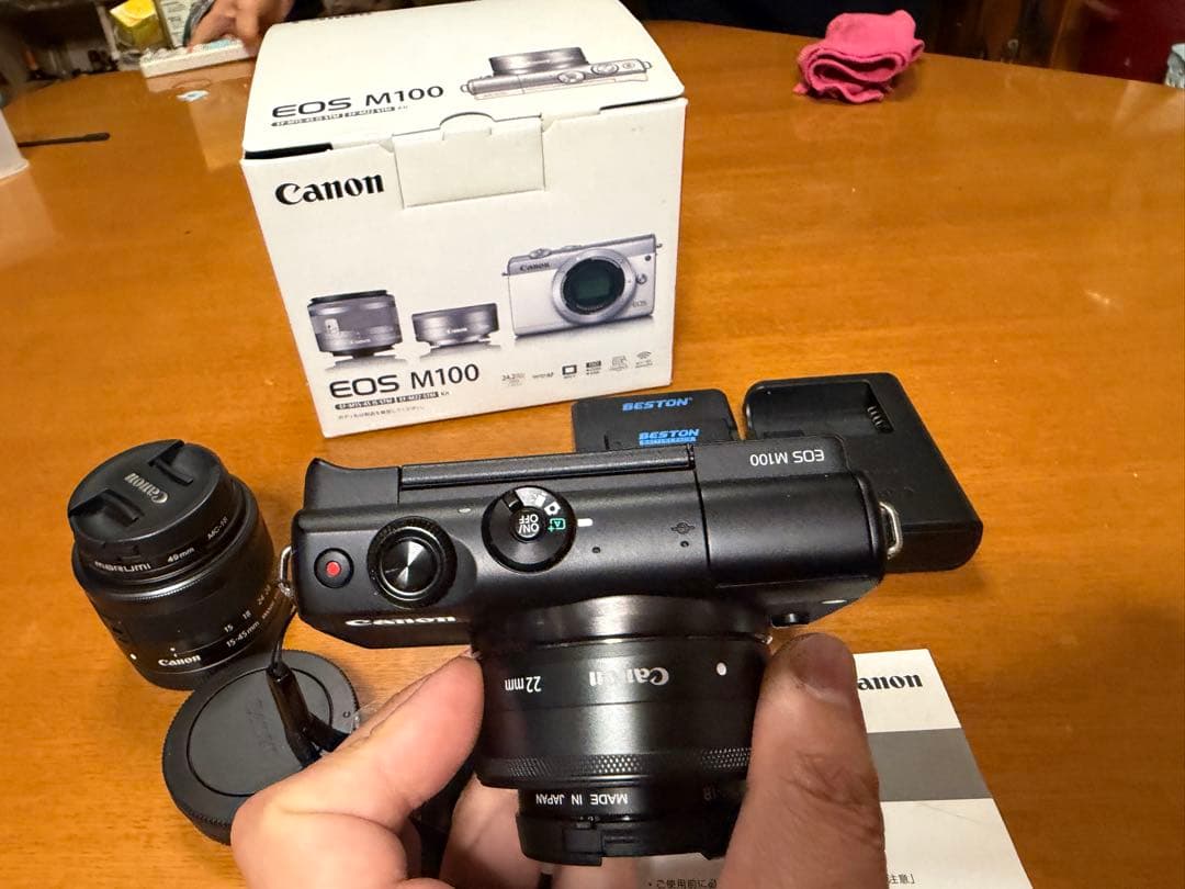 canon eos m100 ダブルレンズキット