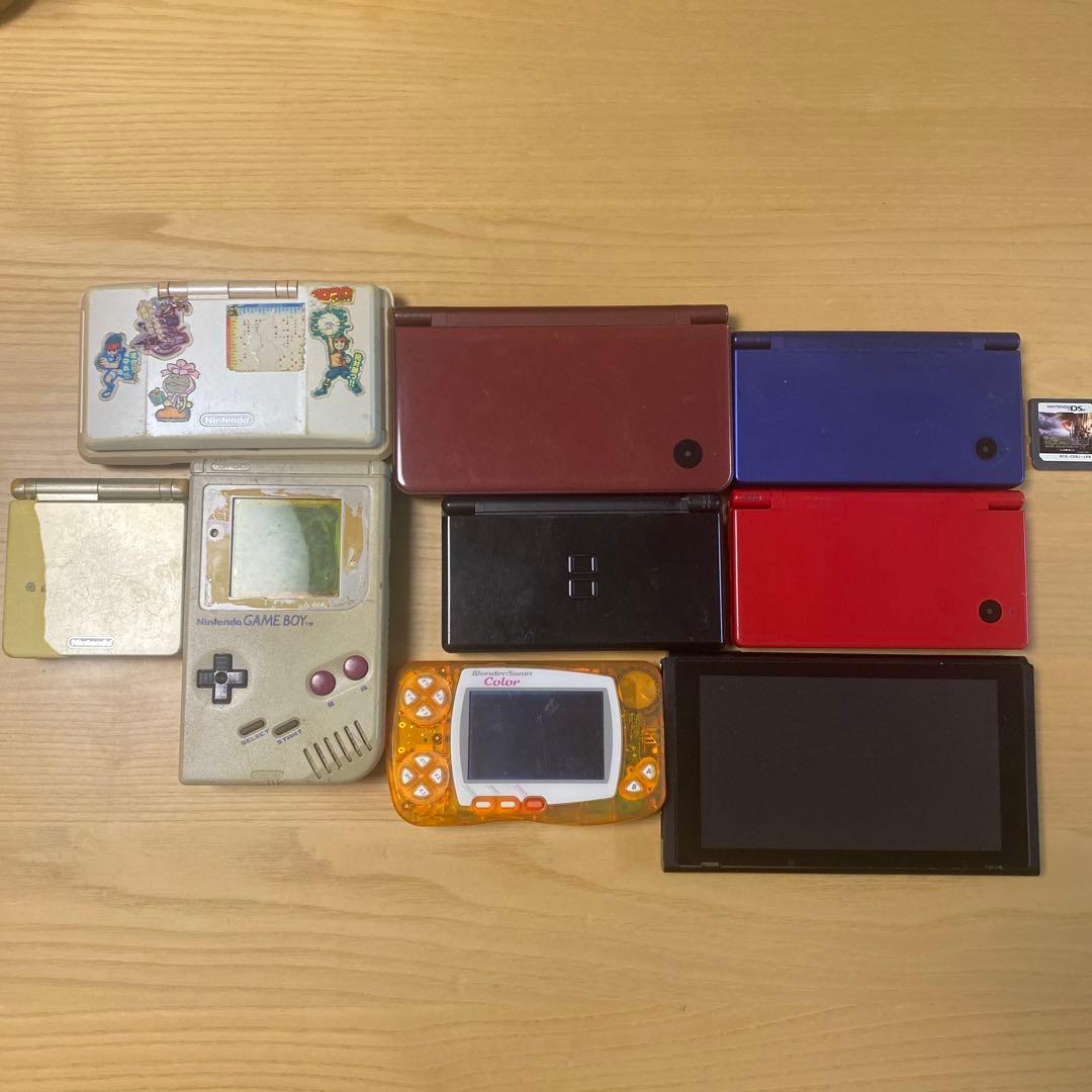 任天堂　dsi ll dsi ゲームボーイ　Switch ワンダースワンジャンク