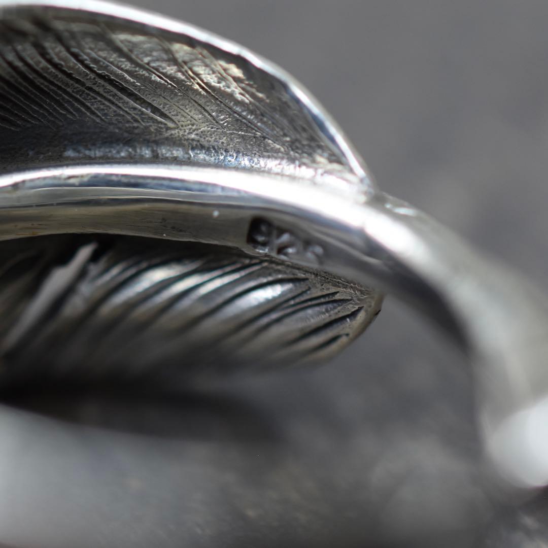 シルバー925 フェザーリング　Slver925 インディアンジュエリー