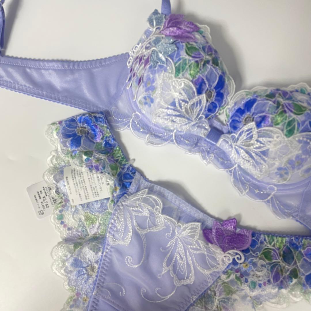 ワコール　 ルジェ　ブラジャー&ショーツ　「リボンブラ」E70M