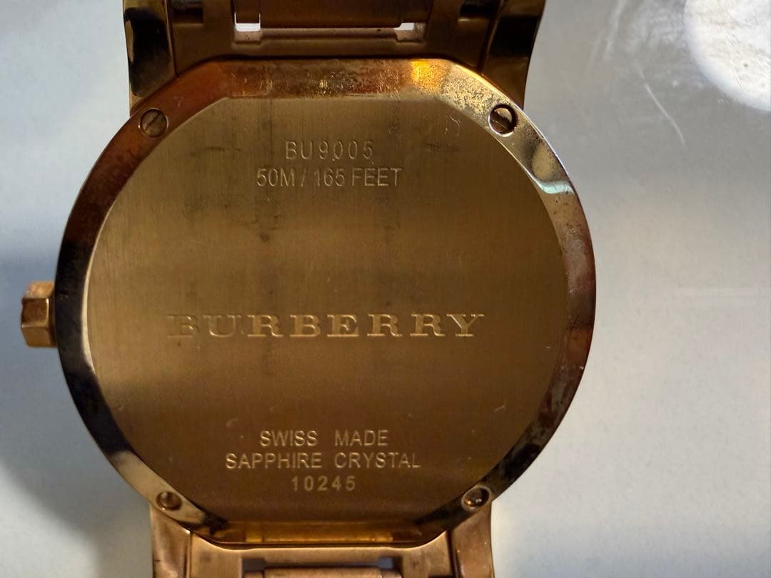 BURBERRY バーバリー BU9005 腕時計 ピンクゴールド