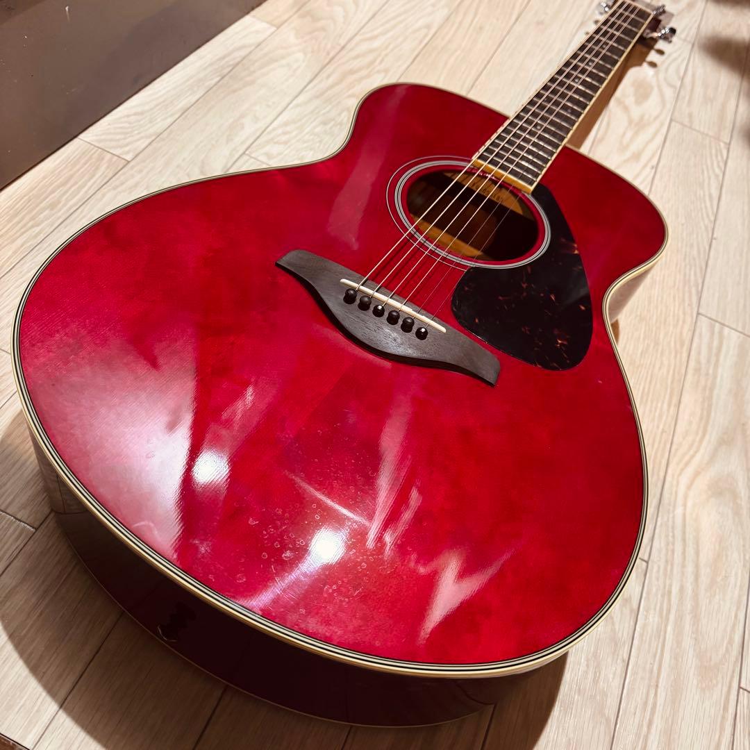 YAMAHA FS820 Ruby Red カスタム