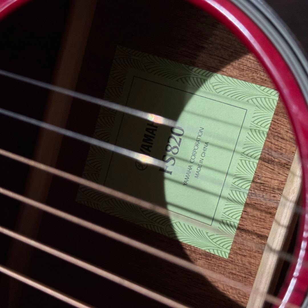 YAMAHA FS820 Ruby Red カスタム