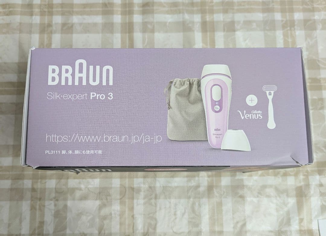 BRAUN Silk-expert Pro3 家庭用脱毛器 光脱毛