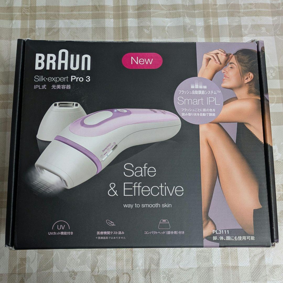 BRAUN Silk-expert Pro3 家庭用脱毛器 光脱毛