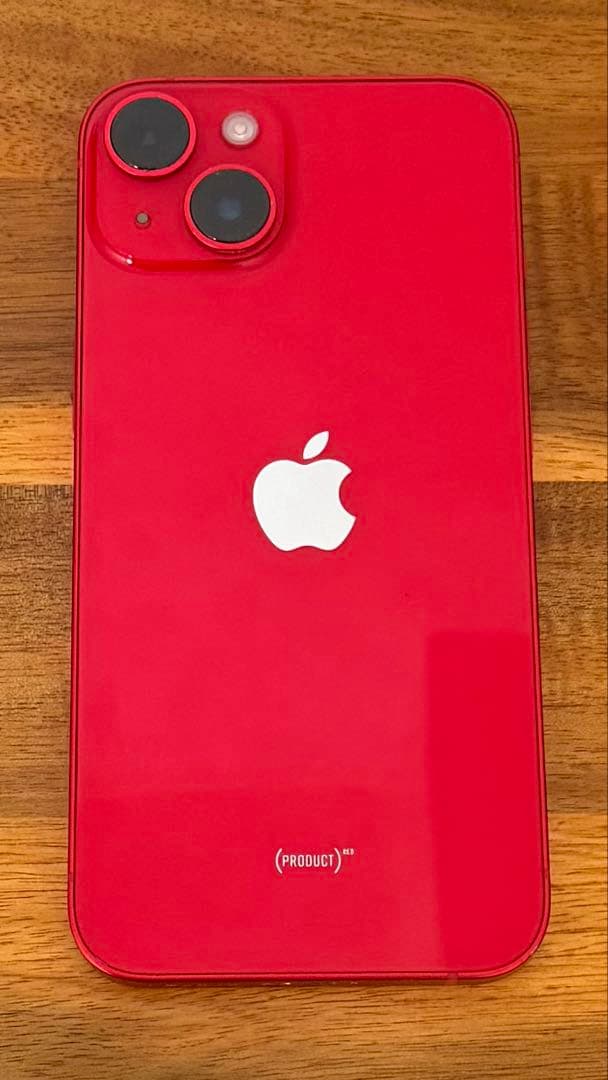 iPhone 14 (PRODUCT)RED 128GB 箱・充電コード付き