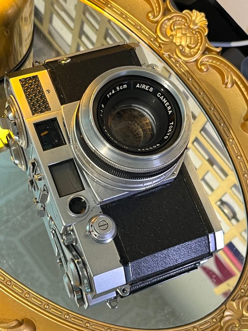 極希少 AIRES 35-V 露出計動作 4.5cm F1.8