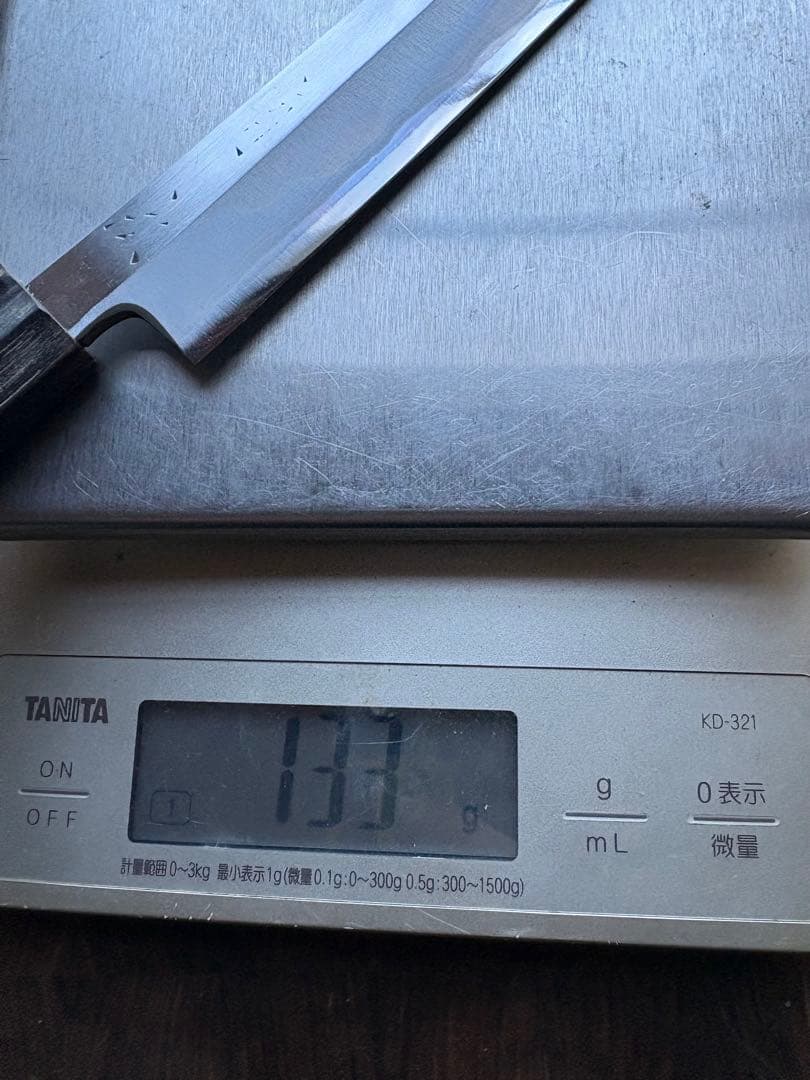 京都　有次　霞　柳刃　270mm 9寸　包丁　白鋼　和包丁　打刃物　刺身