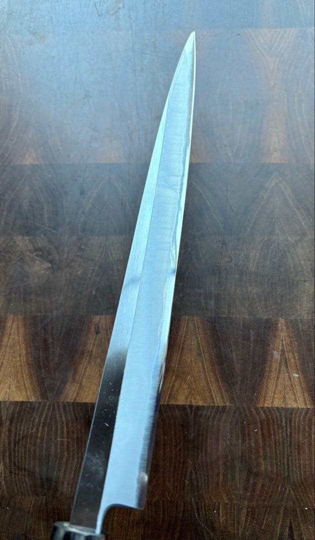 京都　有次　霞　柳刃　270mm 9寸　包丁　白鋼　和包丁　打刃物　刺身