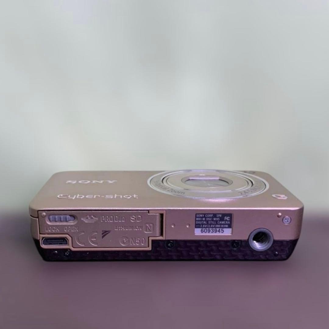 【SONY Cyber-shot】DSC-WX5 ゴールド 動作確認済