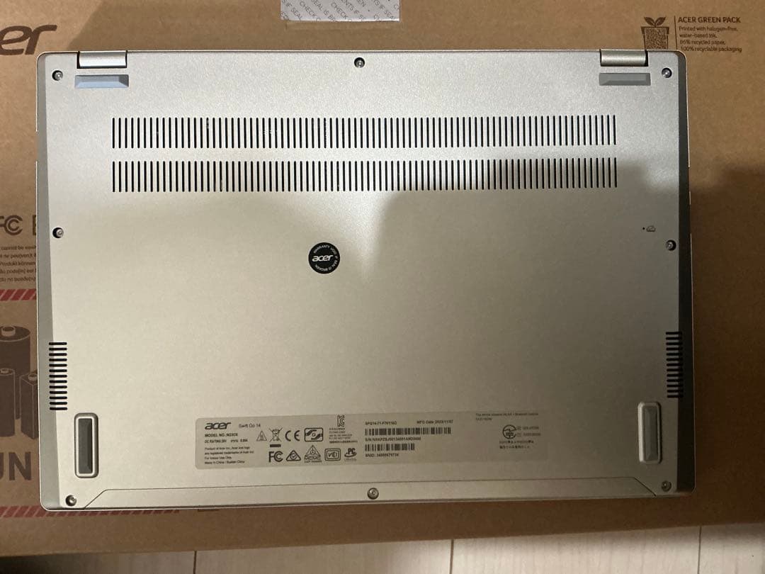 Swift Go 14 SFG14-71-F76Y/GD 美品