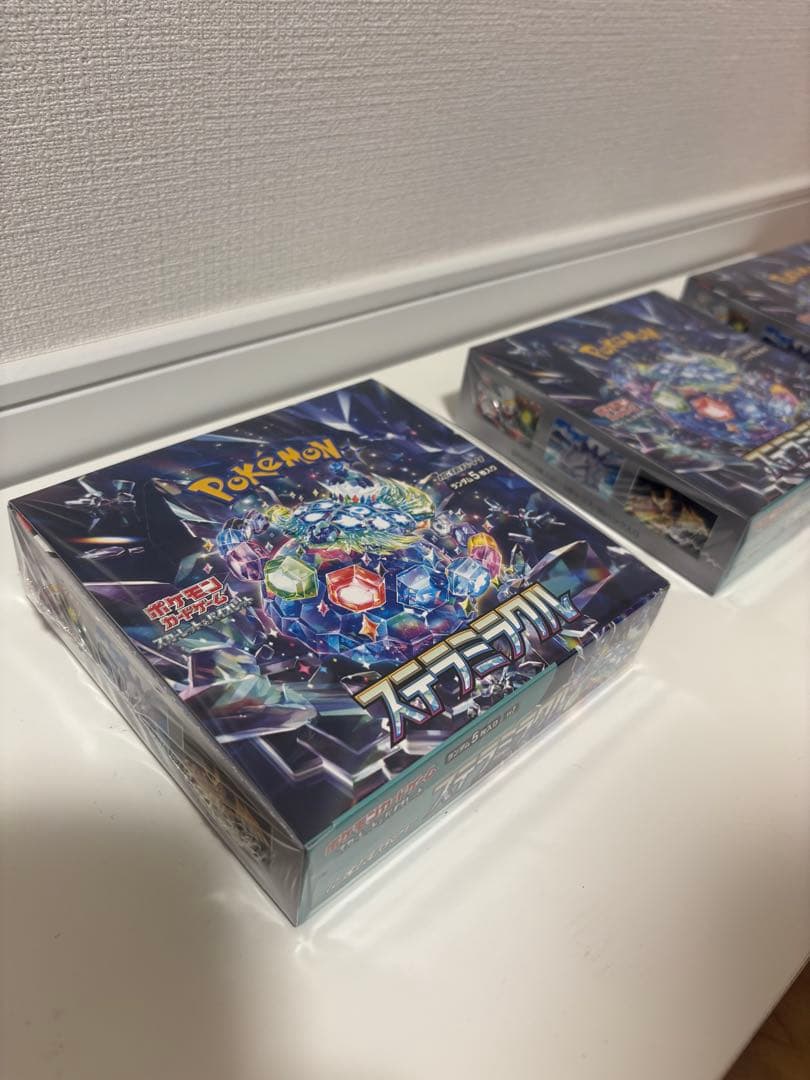 ポケモンカード　ステラミラクル　シュリンク付き 封入率一致品　3BOX