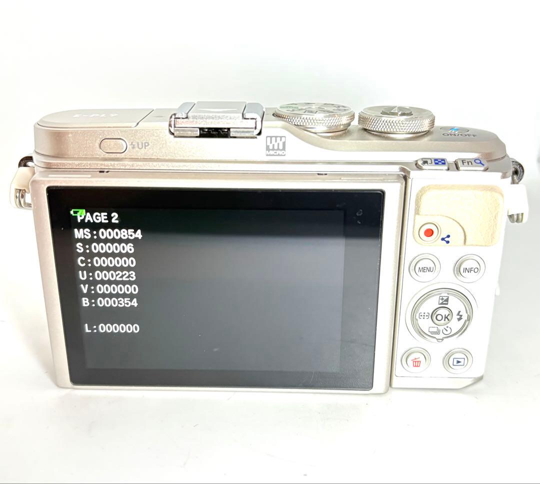 ★極上品★ OLYMPUS PEN E-PL9 ホワイト ダブルレンズつき