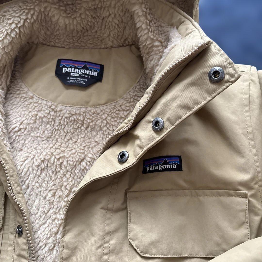 patagonia フリースライニング マウンテンパーカー