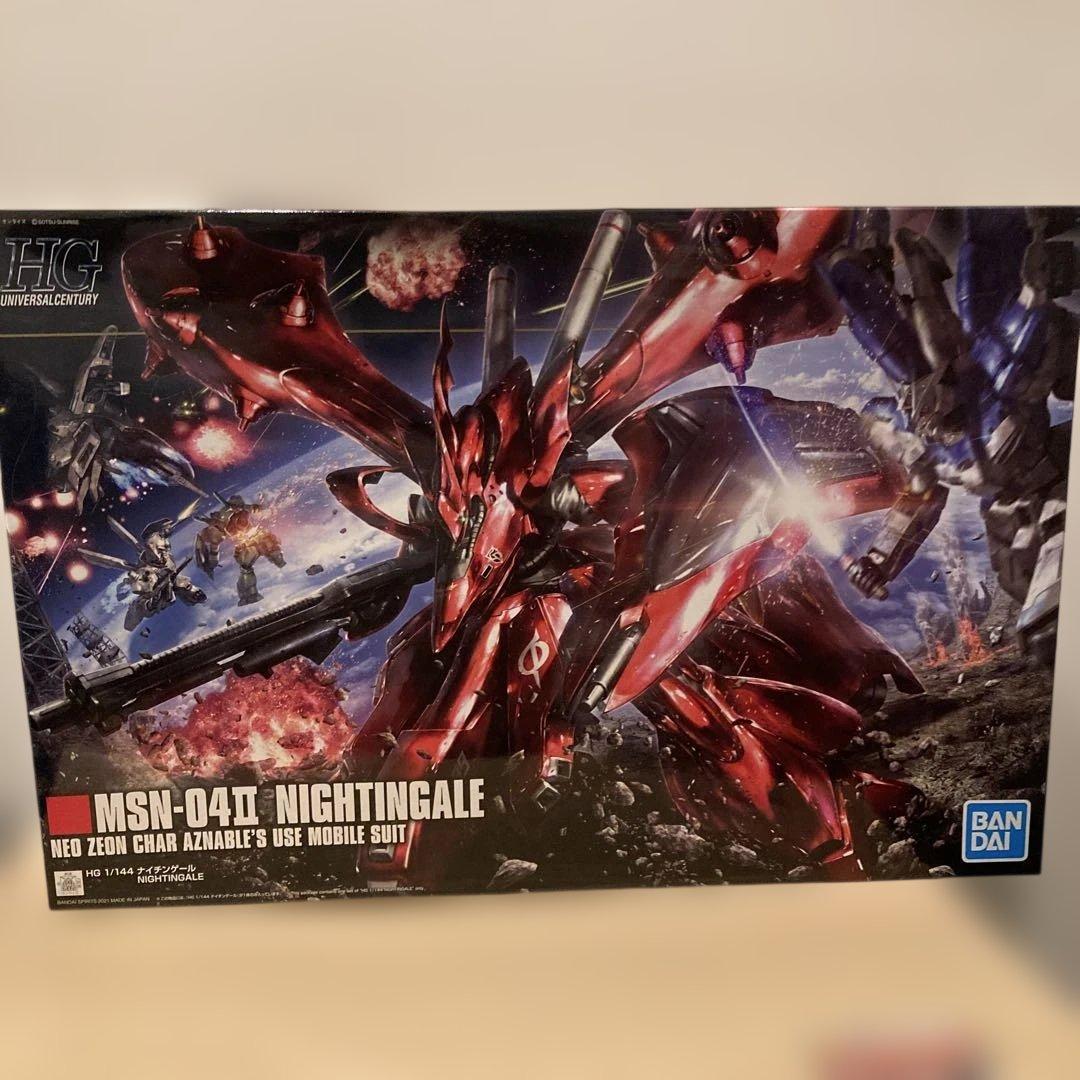 パ*だ様 ガンプラ HGナイチンゲール 未組立品 箱にダメージあり。