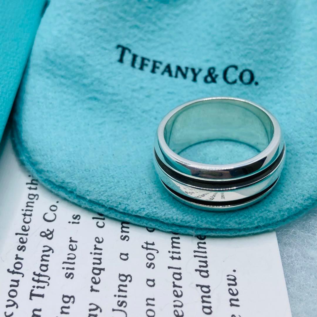 13.5号 Tiffany & Co. ティファニー グルーブドリング シルバー