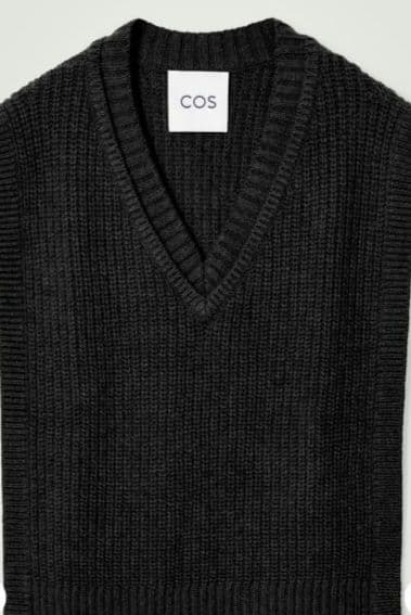 COS ウールカシミヤVネックベスト
