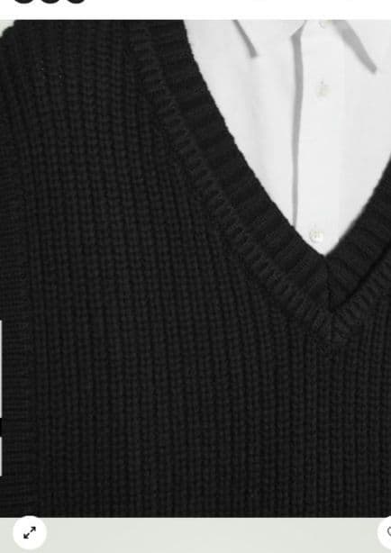 COS ウールカシミヤVネックベスト
