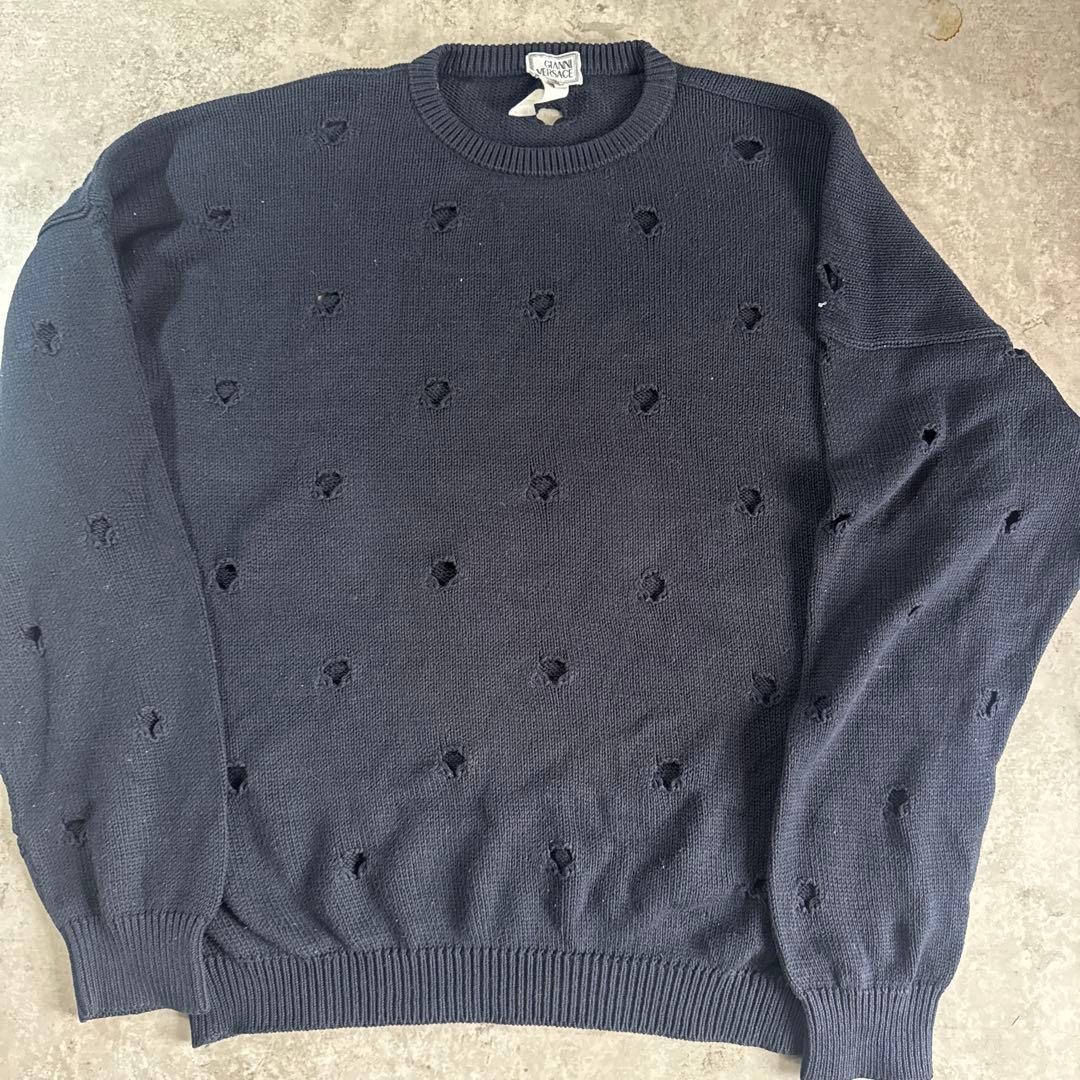 T*K様 GIANNI VERSACE ダメージ加工 オーバーサイズ コットンニ