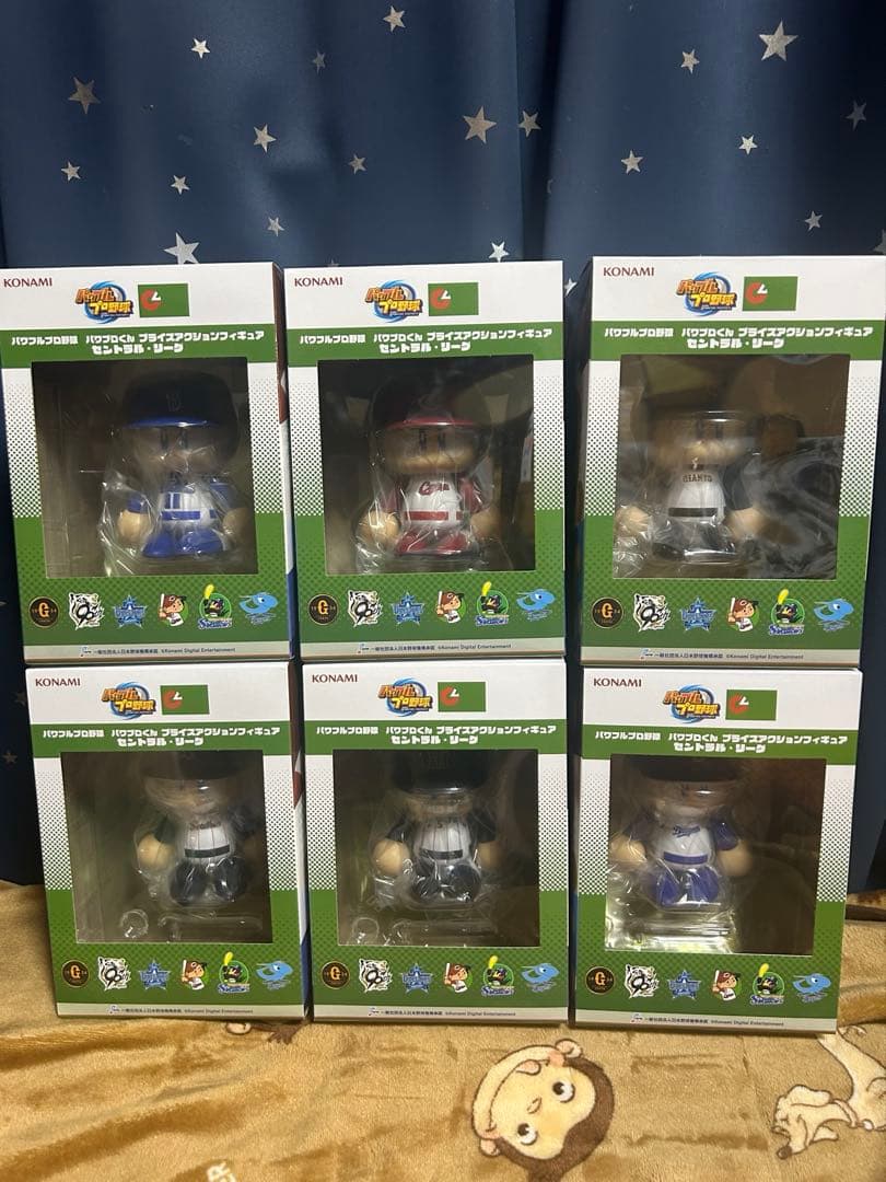 パワプロくんプライズアクションフィギュア　セリーグ　全6種セット
