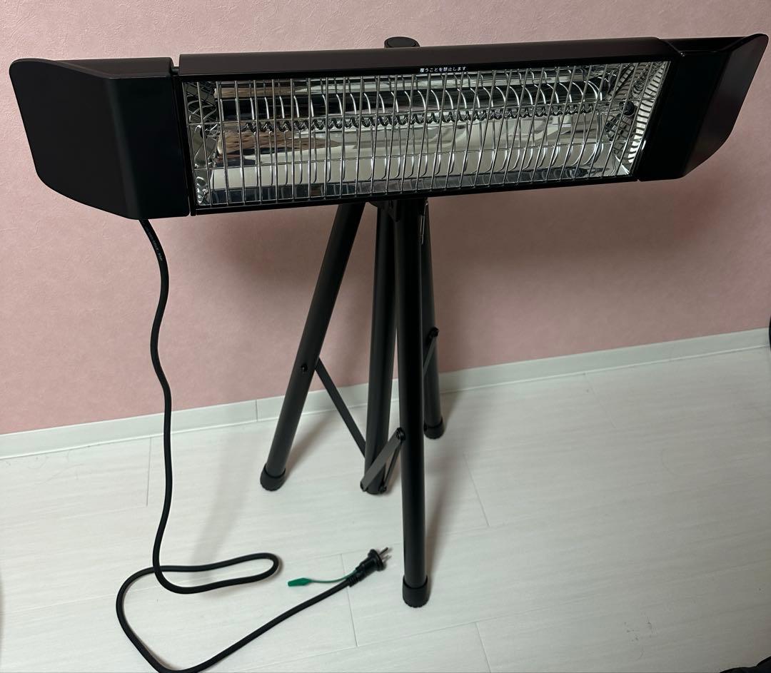 電気ストーブ 三脚スタンド付き