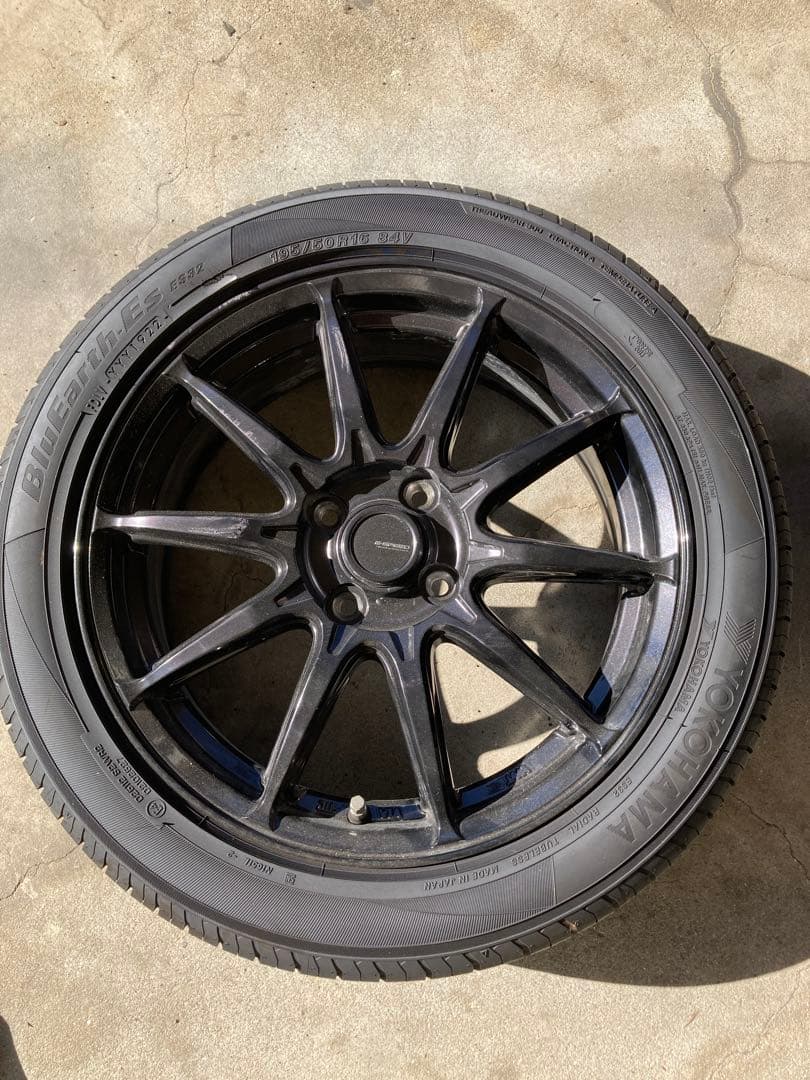 5本Gスピード＋ブルーアースES32 195/50R16 アクア兵庫県引取り歓迎