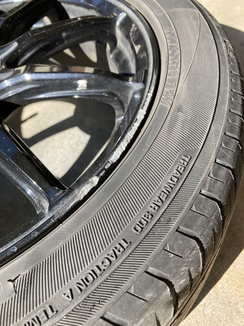 5本Gスピード＋ブルーアースES32 195/50R16 アクア兵庫県引取り歓迎