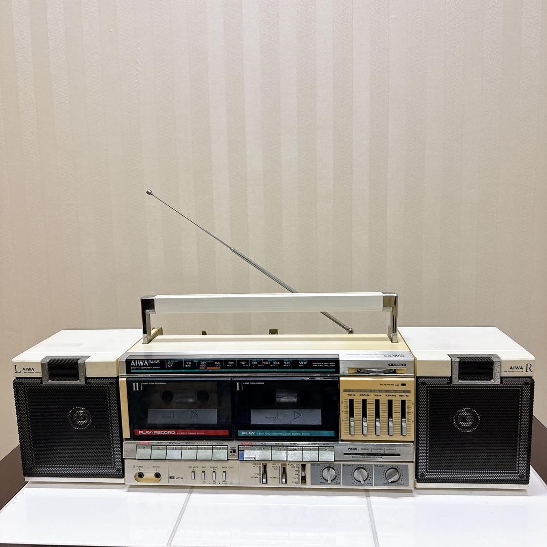 AIWA CA-W5 分離型 ラジカセラジオ受信OK 昭和レトロ ビンテージ