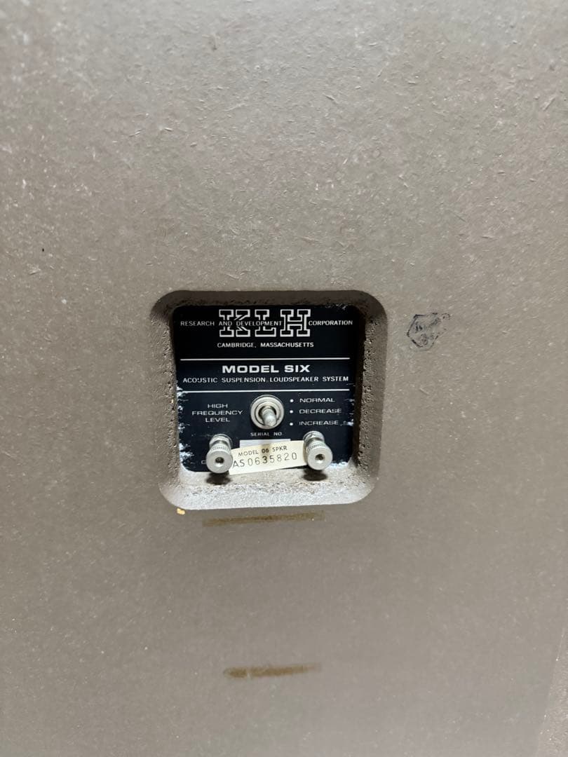 KLH MODEL SIX スピーカー 音出し確認済