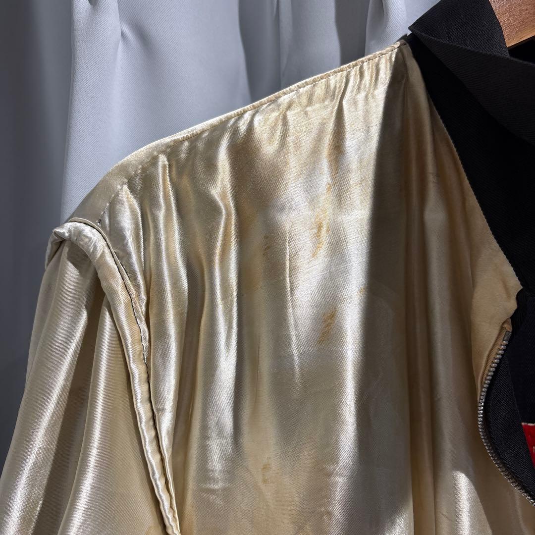 60s ベトジャン ヴィンテージ ミリタリー 古着 スカジャン 刺繍 希少