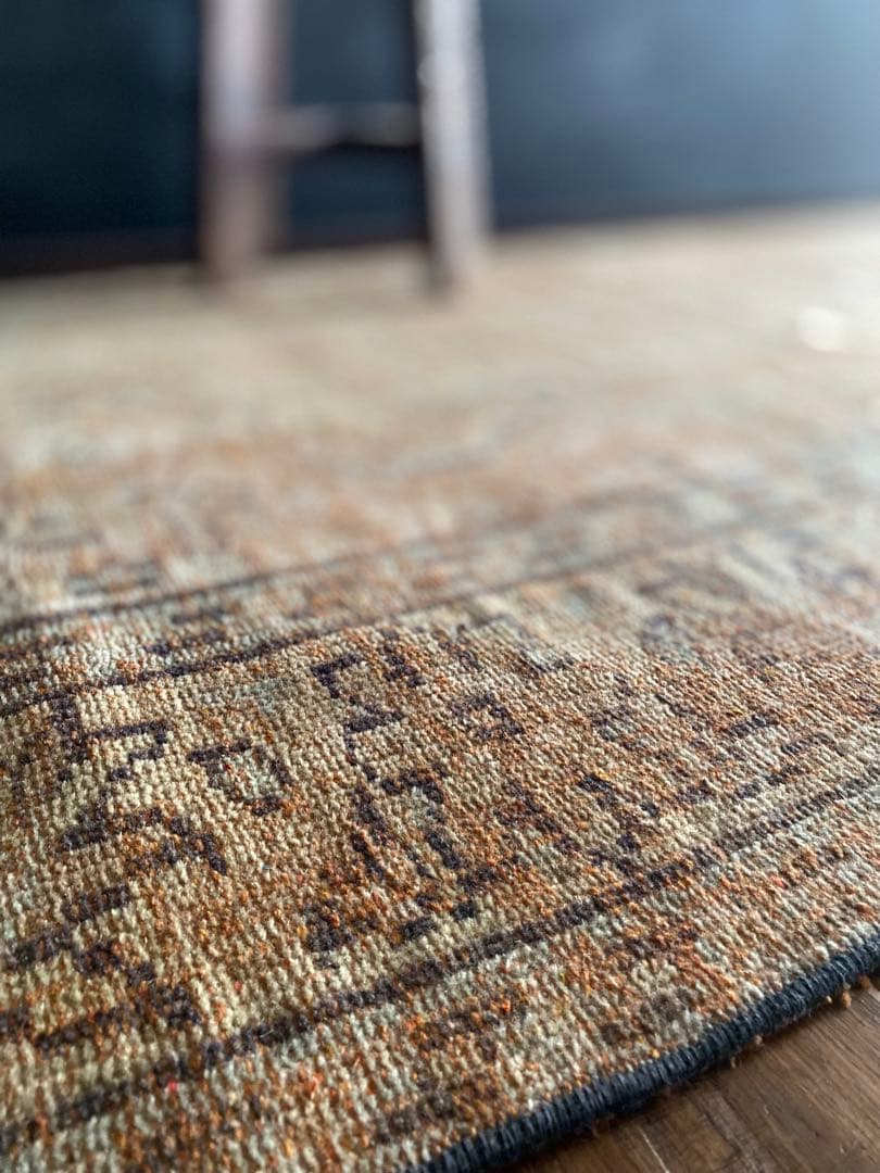 訳あり特価ロングランナーラグ　ヴィンテージラグ　トルコラグ