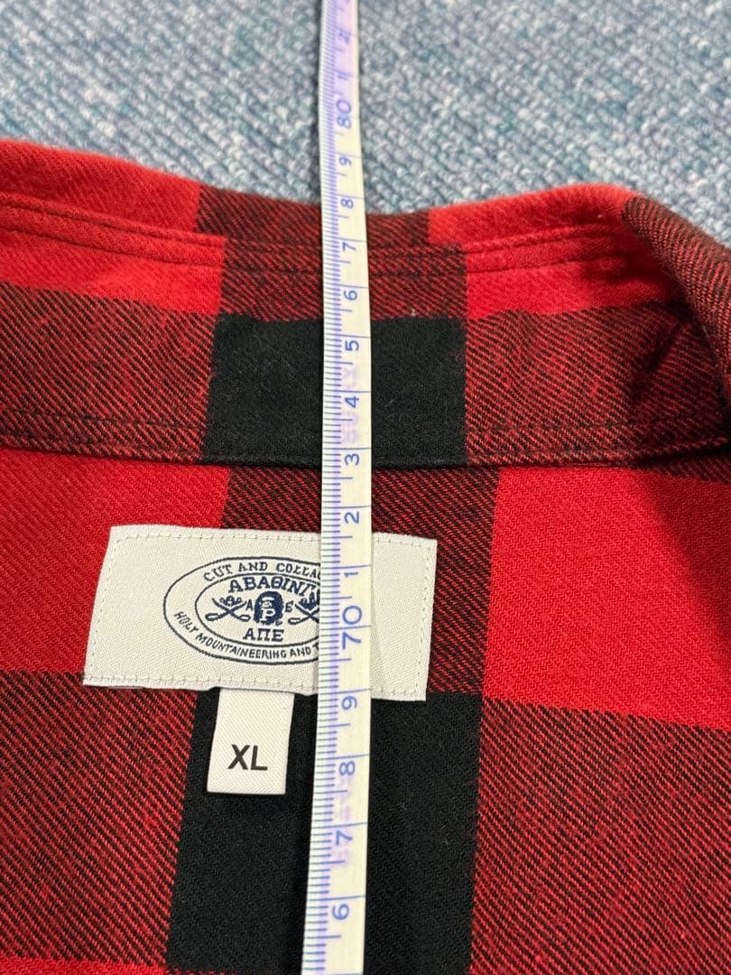 BAPE チェック柄ネルシャツ